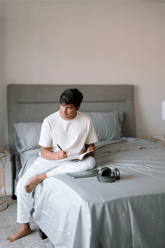100% Organic Cotton Sheet Set - Ha'amonga Stone